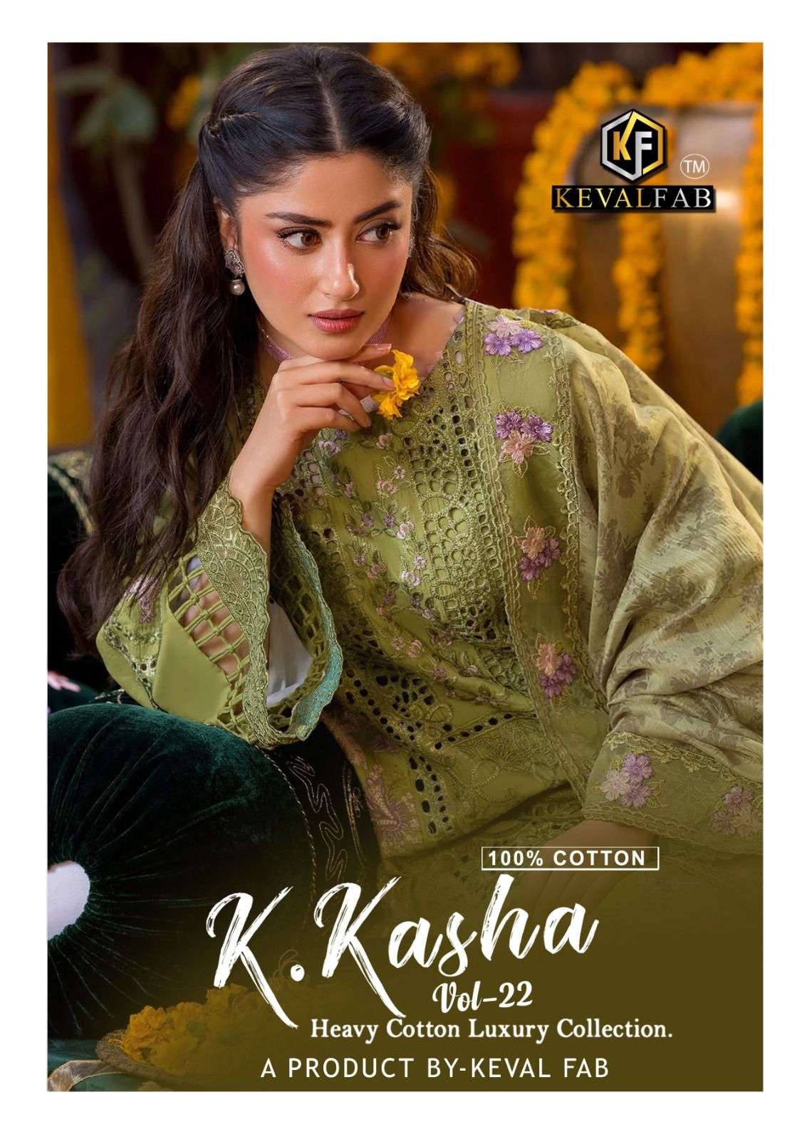 K KASHA VOL - 22 BY KEVAL FAB